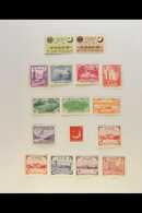 1952-1975 COMPREHENSIVE SUPERB MINT COLLECTION On Leaves, All Different, Almost COMPLETE For The Period, Inc 1954 Indepe - Pakistan