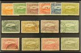 1939 Plane Over Goldfields Airmail Set Complete, SG 212/25, Good To Fine Used. 5s And 10s With Some Marginal Staining Ot - Papua Nuova Guinea