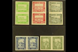 LOCAL TOWN POST LUBOML 1918 Complete Set Of INVERTED FIGURES OF VALUES, All As IMPERF PAIRS With Normal Stamps, Barefoot - Other & Unclassified