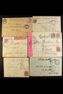 BOER WAR COVERS AND CARDS 1900 (MAY) To 1902 (MAY) Collection Which Includes 1901 (Sep) POW Cover To Diyatalawa Camp In  - Unclassified