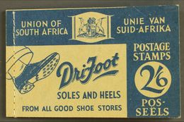 BOOKLET 1941 2s6d Blue On Buff "Dri-Foot" Booklet With 1½d Panes, SG SB17, Corner Crease On Cover (hardly Detracts), Oth - Unclassified