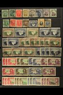 1924-1964 MINT & USED RANGES On Stock Pages, Inc 1924-29 To 8d Used, 1931-37 To 1s6d & 2s6d Used, 1932 Falls Set Mint &  - Rhodesia Del Sud (...-1964)