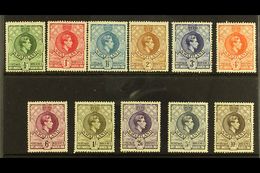 1938-54 KGVI Definitives Complete Basic Set, SG 28/38a, Never Hinged Mint. (11 Stamps) For More Images, Please Visit Htt - Swaziland (...-1967)