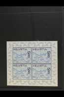 2000 5f St Gallen Embroidery Self-adhesive Stamp (Mi 1726) In A Complete Sheetlet Of Four, SG MS1461, Very Fine Unused.  - Other & Unclassified