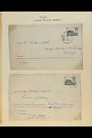 CHINESE POST OFFICE 4 Covers And 2 Postal Stationery Cards To Nepal, Franked Chinese Adhesives With Lhassa Cancels. (6 I - Tibet