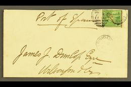 1882 (21 June) Cover Addressed Locally, Bearing 1882 1d On 6d Manuscript Surcharge (SG 104) Tied By "Trinidad" Duplex Pm - Trinidad & Tobago (...-1961)