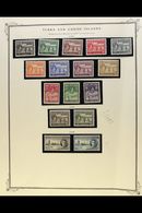 1938-50 COMPLETE FINE MINT COLLECTION On Dedicated Album Pages, Complete From The 1938-45 Definitives To The 1950 Defini - Turks E Caicos