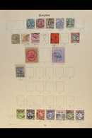 1895-1936 ATTRACTIVE USED COLLECTION On Pages, ALL DIFFERENT, Inc 1895-96 Opts Most Vals To 1r, 2r & 5r, 1895-98 "2½" On - Zanzibar (...-1963)