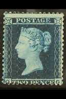 1855 2d Blue 'QG' (plate 5) Wmk Large Crown Perf 14, SG 34, Mint Lightly Hinged With Strong Colour & Full Perfs. Cat £28 - Altri & Non Classificati