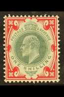 1902-10 1s Dull Green & Carmine, SG 257, Never Hinged Mint  For More Images, Please Visit Http://www.sandafayre.com/item - Non Classificati