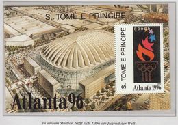 Sao Tome And Principe 1992 / Olympic Games Atlanta 1996 / Olympic Torch, Hall - Verano 1996: Atlanta