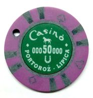 TOKEN SLOVENIA CASINO PORTOROZ  LIPICA 50 - Casino