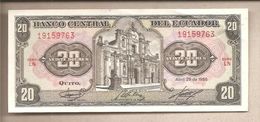 Ecuador - Banconota Circolata QFdS Da 20 Sucres P-121 Aa.3 - 1986 - Ecuador