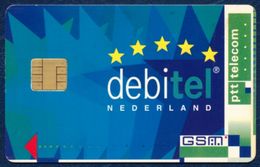 RARE EARLY ISSUE NETHERLANDS - HOLLAND - Pays-Bas - Niederlande - Olanda - Nederland DEBITEL GSM (SIM) CARD PTT TELECOM - [3] Tarjetas Móvil, Prepagadas Y Recargos