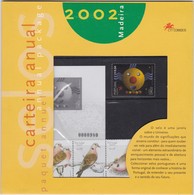 PORTUGAL STAMPS MADEIRA  ANUAL WALLET W/Blackprint  2002 MNH - Carnets