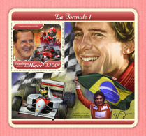 NIGER 2017 MNH** Formula 1 Formel 1 Formule 1 S/S - OFFICIAL ISSUE - DH1804 - Cars