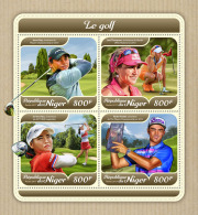 Delcampe - NIGER 2017 MNH** Golf M/S - OFFICIAL ISSUE - DH1804 - Golf
