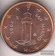 San Marino SMA 1 2004 Stgl./unzirkuliert Stgl./unzirkuliert 2004 Kursmünze 1 Cent - San Marino