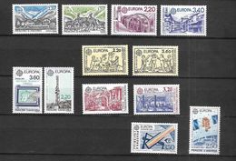 Andorre Français      Europa     1986,1987,88, 89, 90, 91,  Cat Yt N°   LOT  N**  MNH - Collections