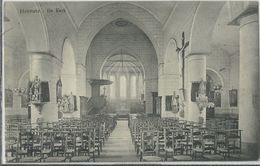Houttave.   -    De Kerk   -   1914   Naar  Menen - Zuienkerke
