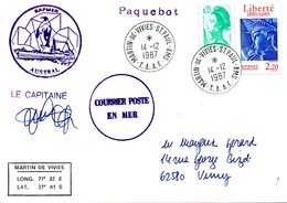 FRANCE. Enveloppe Commémorative De 1987. L'Austral. - Polar Ships & Icebreakers