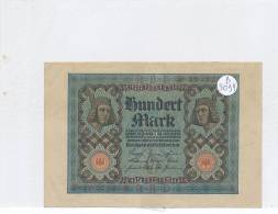 Billets -B3094 - Allemagne - 100 Mark 1920 (type, Nature, Valeur, état... Voir  Double Scan) - 100 Mark