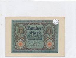 Billets -B3092 - Allemagne - 100 Mark 1920 (type, Nature, Valeur, état... Voir  Double Scan) - 100 Mark