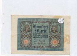 Billets -B3077 - Allemagne - 100 Mark 1920 (type, Nature, Valeur, état... Voir  Double Scan) - 100 Mark