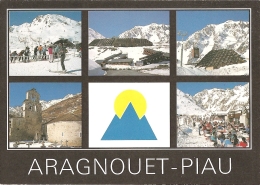 65 - Aragnouet - Piau : Féérie Hivernale - Multivues (5) - éd. La Cigogne "Images De France" N° 650862 (écrite, 1990) - Aragnouet