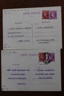 CERES  DE  MAZELIN             2   ENTIERS  POSTAUX 1,50  FRANCS   ROSE   AVEC  COMPLEMENT - Enveloppes Types Et TSC (avant 1995)