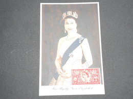 GRANDE BRETAGNE - Carte Maximum De La Reine Elisabeth - L 13122 - Maximumkaarten