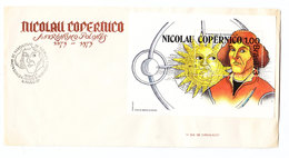 Brazil Nicolai Copernicus Nicolau Copernico POLISH ASTRONOMER ASTRONOMY FDC 1973 - América Del Sur