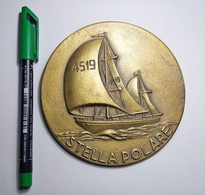 Crest STELLA POLARE - 1965 - COPA DEL REY DE BARCOS DE EPOCA - Marina Militari - Italian Navy - - Boats