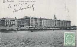 Bruxelles - Le Nouvel Entrepôt Et Le Canal - Circulé En 1910 - Timbre Non Oblitéré - TBE - Maritiem