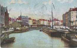 Bruxelles - Quai Aux Charbons - Circulé En 1910 - BE - Maritime