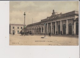CPA Toilée - MONTPELLIER - La Gare - Montpellier