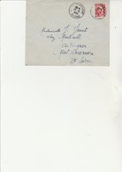 LETTRE AFFRANCHIE TYPE GANDON N° 813 OBLITERE CAD LYON-PERRACHE 17/8/1950 - 1921-1960: Période Moderne