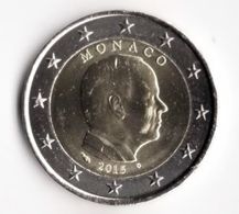 **2 EUROS  MONACO 2015  ALBERT II TRANCHE B /  Piece Peu Circulée ( Quasi Neuve )  ** - Monaco