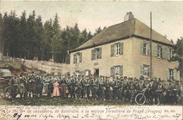 CPA Prayé Maison Forestière - Le 3ème Bataillon De Chasseur De Saint-Dié - Moussey