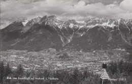 Autriche - Innsbruck - Nordkette - Blick Vom Lanserköpff - Postmarked 1953 - Innsbruck