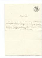 1 Signetten-Stempel Lombardei-Venetien Auf Dokument Aus 1863 U.a. Mit Schönen Prägestempel - Lombardo-Venetien
