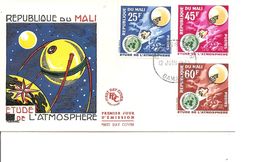 Espace - Athmosphère ( FDC Du Mali De 1963 à Voir) - Afrique