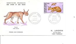 Afars Et Issas - Faune  ( FDC De 1973 à Voir) - Storia Postale