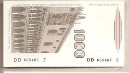 Italia - Banconota Non Circolata FdS Da 1000 £ " Marco Polo" Lettera D P-109a - 1985 #19 - 1.000 Lire