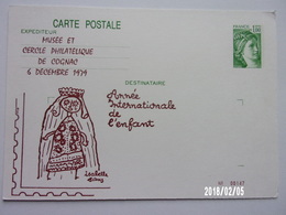 Cognac (16) - Musée Et Cercle Philatélique De Cognac - Année Internationale De L'enfant - Sabine 1.00 - 1979 - Bijgewerkte Postkaarten  (voor 1995)