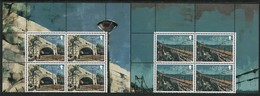 GIBRALTAR - EUROPA 2018  -TEMA ANUAL - "PUENTES.- BRIDGES - BRÜCKEN - PONTI" - SERIE 2 V.en BLOQUES De 4 SUPERIOR HOJA - 2018