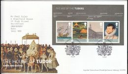 GROSBRITANNIEN GRANDE BRETAGNE GB 2009 TUDORS KINGS AND QUEENS MS FDC SG MS2930 MI B50-2756-59 SC SH2659 YV BF64-3145-48 - 2001-2010 Em. Décimales