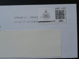 Guirlande De Noel Timbre En Ligne Sur Lettre (e-stamp On Cover) TPP 3779 - Other & Unclassified