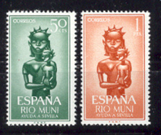 Rio Muni 1963 - Ayuda A Sevilla Ed 35-36 (**) - Riu Muni