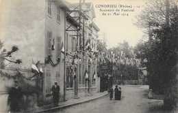 Delcampe - Condrieu - Souvenir Du Festival Du 21 Mai 1914 - Carte L. Guichard Non Circulée N° 10 - Condrieu